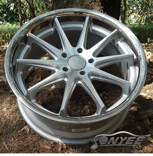 картинка Новые диски Aversus Aurelia R19 J9,5 ET+35 5x112 серебро + хром полка магазин  StreetTuning 