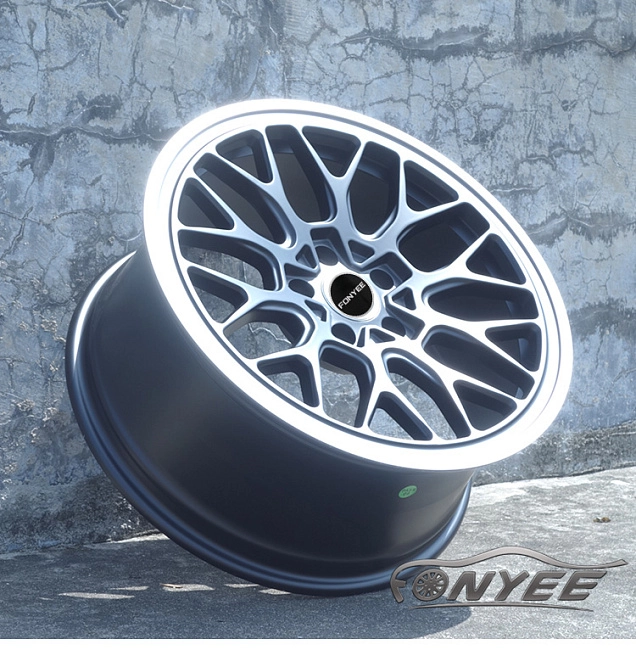 картинка Новые диски KE Flow Forming модель 7 R18 5X114,3 ET40 J8,5 черный мат + серебро магазин  StreetTuning 