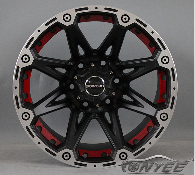 картинка Новые диски Formula R17 6X139,7 ET-10 J9 черые с красным магазин  StreetTuning 