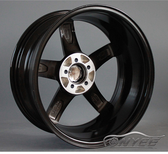 картинка Новые диски Vossen CV3 Replica R18 5X114,3 ET35 J8,5 черный глянец + серебро магазин  StreetTuning 