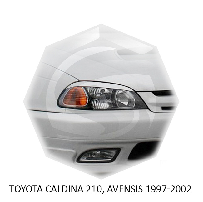 картинка Реснички на фары для  TOYOTA CALDINA 210, AVENSIS 1997-2002г магазин  StreetTuning 