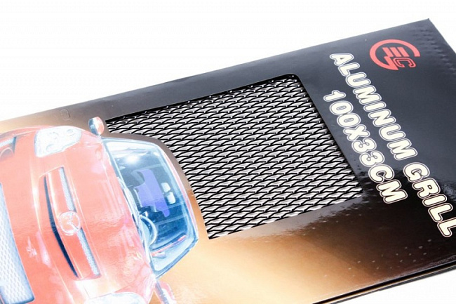 картинка Сетка - Решетка радиатора крупная ячейка, черный цвет магазин  StreetTuning 