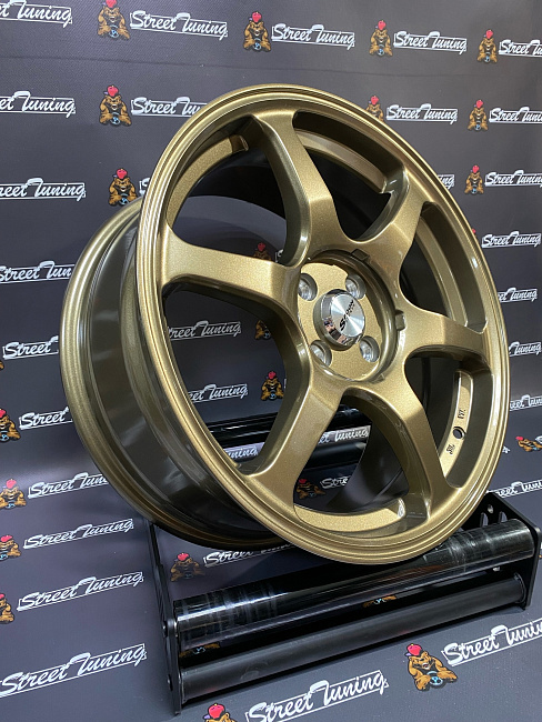картинка Новые диски RAYS Volk Racing R17 J7.5 ET40 4x100 Satin Bronze магазин  StreetTuning 