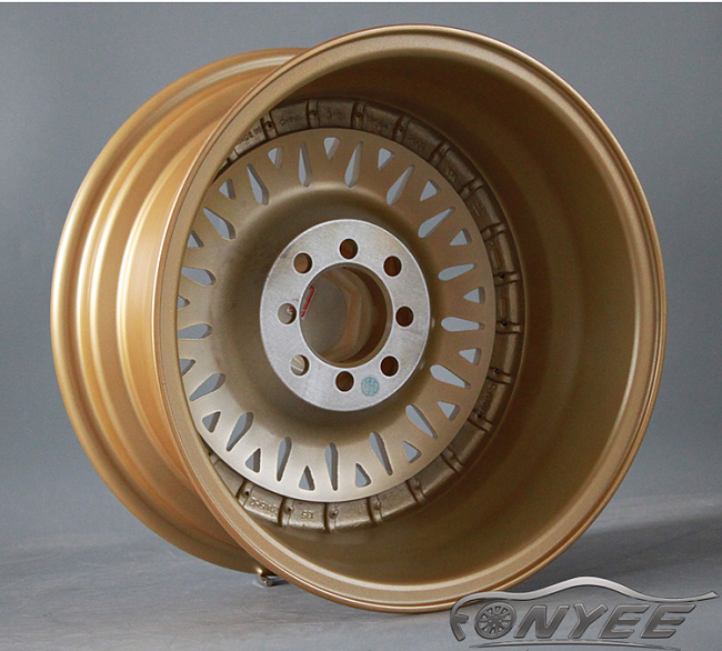 картинка Новые диски BBS RS R16 4X100/4X114,3 ET25 J8 золото + полированная полка магазин  StreetTuning 