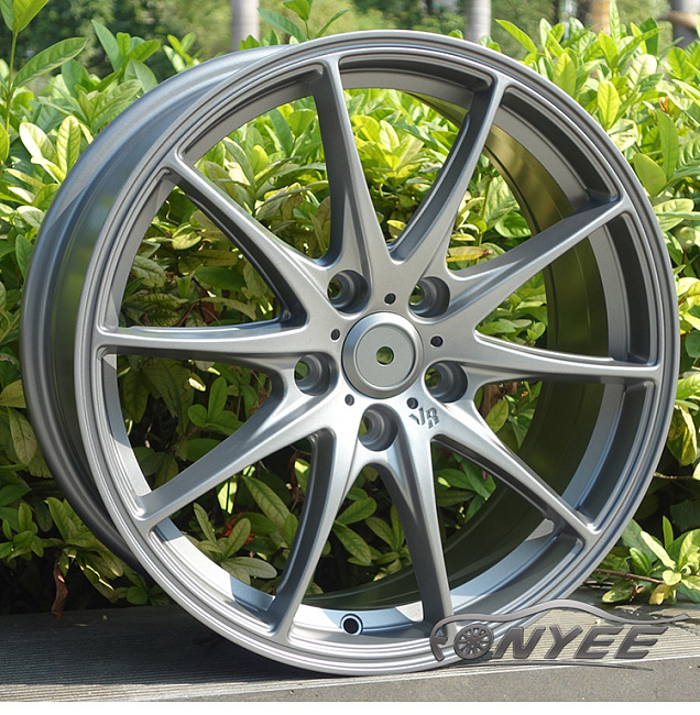 картинка Новые диски Rays G25 R15 4X100 ET38 J6,5 серебристо-серый матовый магазин  StreetTuning 