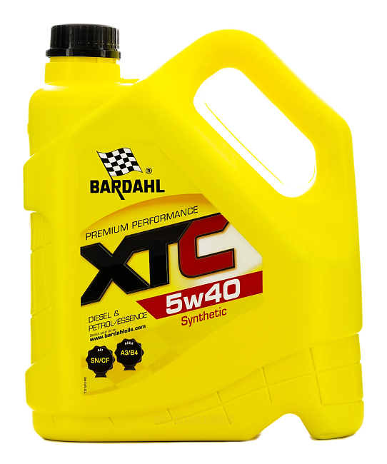 картинка Синтетическое моторное масло Bardahl 5W40 XTC SN/CF - 4L магазин  StreetTuning 