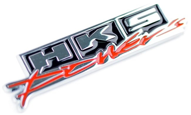 картинка Шильдик в решетку радиатора с логотипом "NKS Power" магазин  StreetTuning 