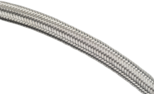 картинка Маслобензостойкий армированный шланг в металлической оплетке AN10 магазин  StreetTuning 