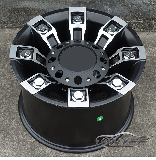 картинка Новые диски Metal Mulisha Series 13 R17 5X127 ET0 J9 черный мат + серебро магазин  StreetTuning 