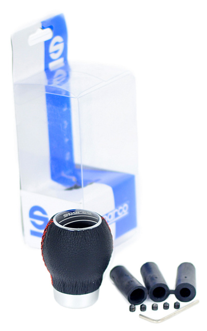 картинка Ручка КПП Sparco Style RCH-0690, кожаная магазин  StreetTuning 