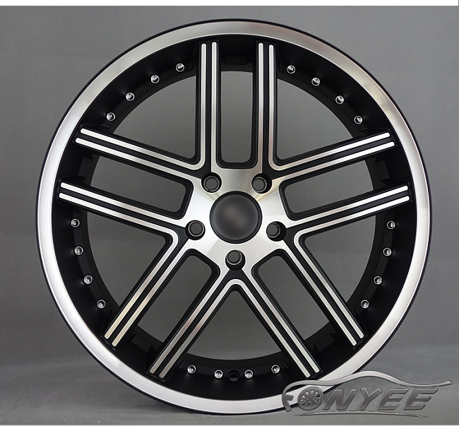 картинка Новые диски Koko Kuture Intake R20 5х120 ET20 J10 черный мат + серебро магазин  StreetTuning 