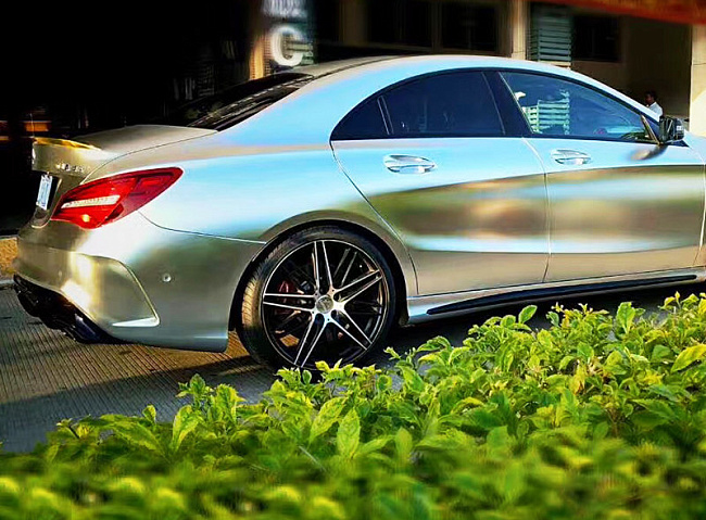 картинка Матовый хром металлик Carbins USA серебро (1.52м х 18м) магазин  StreetTuning 