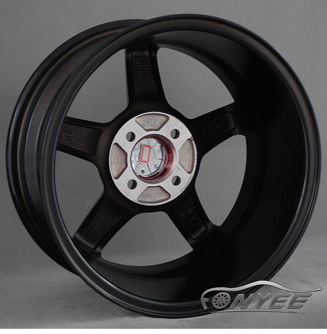 картинка Новые диски Vossen CV3 Replica R15 4X100 ET35 J7 красный металик + черный глянец магазин  StreetTuning 