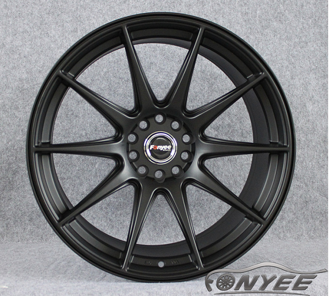 картинка Новые диски XXR 527 R17 5x114,3 ET25 J9,75, черные матовые магазин  StreetTuning 