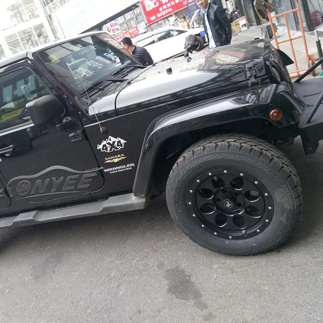 картинка Новые диски R wheels model2 R17 5х127 ET-16 J9 черный мат магазин  StreetTuning 