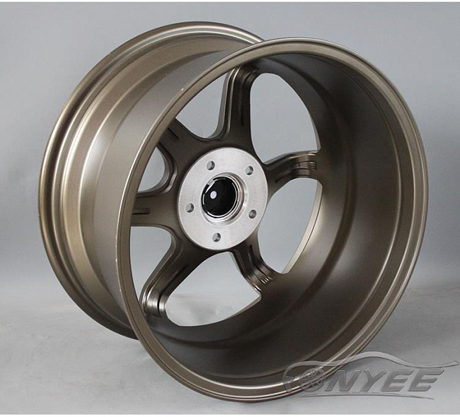 картинка Новые диски Rays TE37 R18 5X114,3 ET35 J9 золото мат + полированная полка золото магазин  StreetTuning 