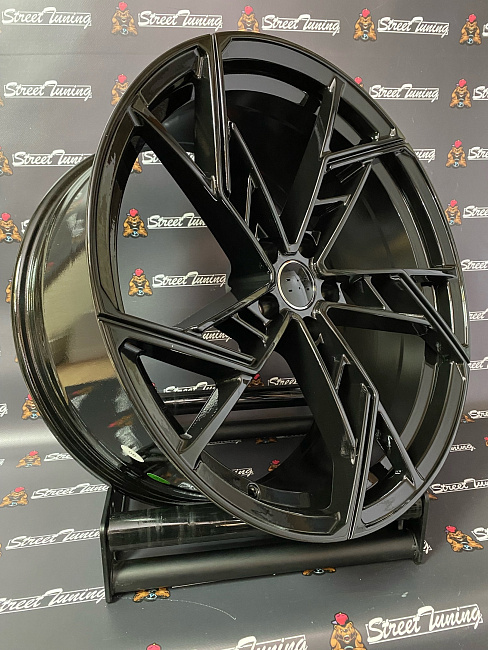 картинка Новые диски Audi Style R20 J9 ET20 5x112 Black магазин  StreetTuning 