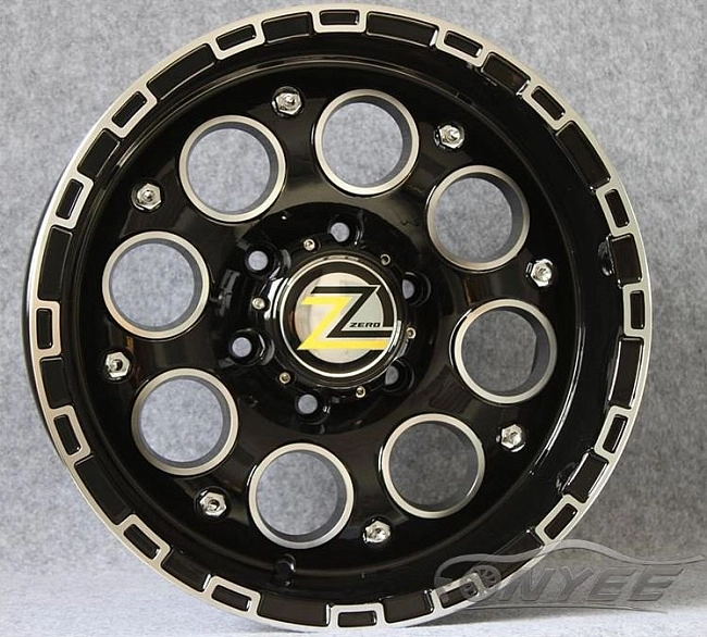 картинка Новые диски Zero R17 5х127 ET0 J8,5 черные глянцевые магазин  StreetTuning 