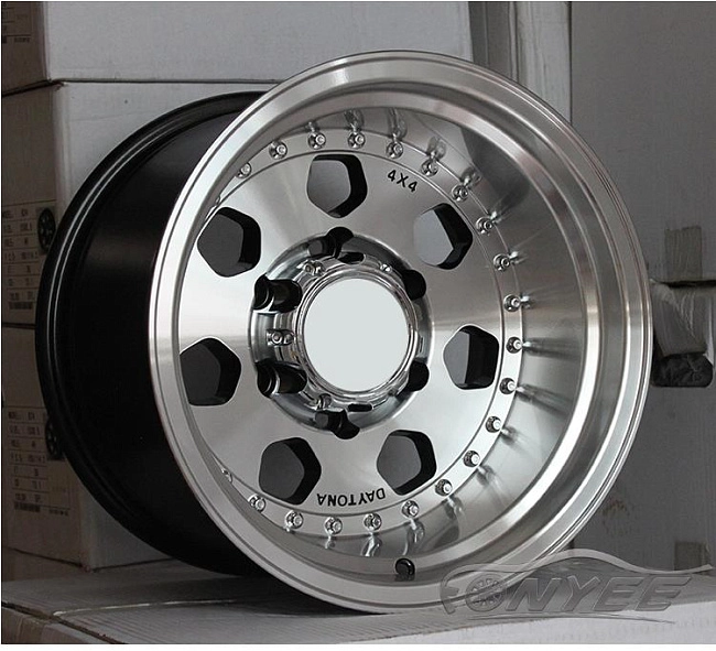 картинка Новые диски Daytona R16 6х139,7 ET-44 J10 серебристые магазин  StreetTuning 