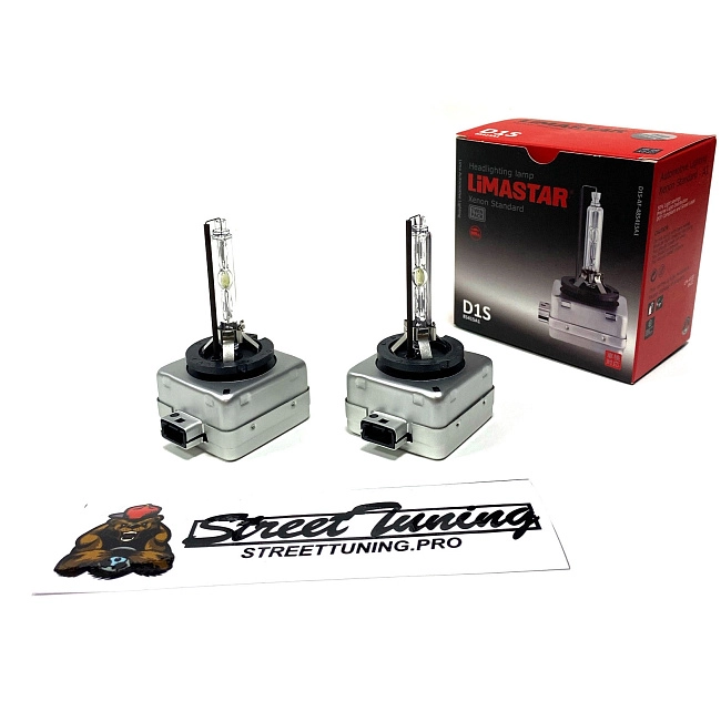 картинка Ксеноновые лампы Limastar D1S , 6000К, к-т 2 шт магазин  StreetTuning 