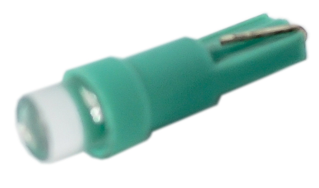 картинка Светодиодная лампа Т5, зеленого цвета магазин  StreetTuning 