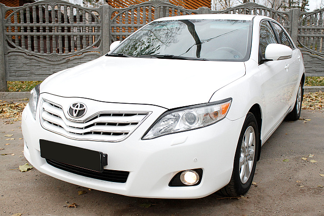 картинка Toyota Camry V40 (рестайлинг) 2009—2011 Накладки на фары (реснички) компл.-2 шт. магазин  StreetTuning 