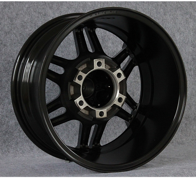 картинка Новые диски Powcan модель 13 R16 6X139,7 ET-13 J8 серебро + черный глянец магазин  StreetTuning 