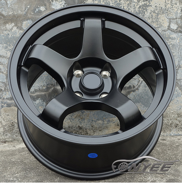 картинка Новые диски Bee*R B5 R15 4x100 ET10 J8 черный мат магазин  StreetTuning 