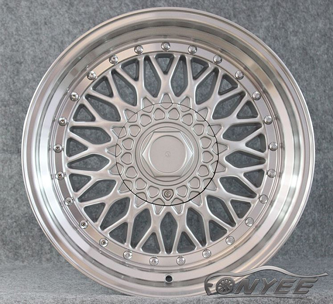 картинка Новые диски BBS RS R14 4X100/114,3 ET30 J6,5 серебро + полированная полка магазин  StreetTuning 