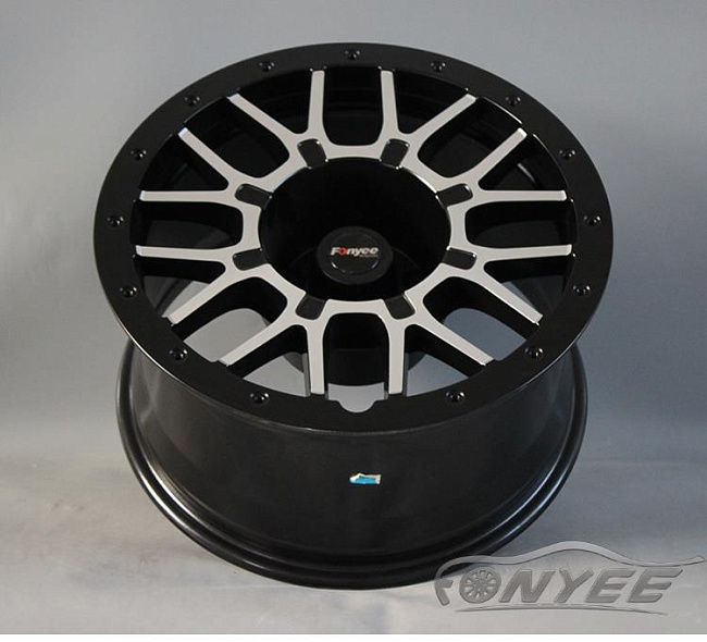 картинка Новые диски R wheels R17 5X127 ET-16 J9 черный + серебро магазин  StreetTuning 