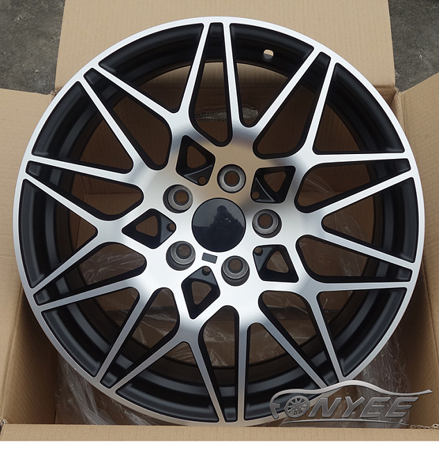 картинка Новые диски BMW AG MGT R18 5x120 ET25 J9,5 черный мат + серебро магазин  StreetTuning 