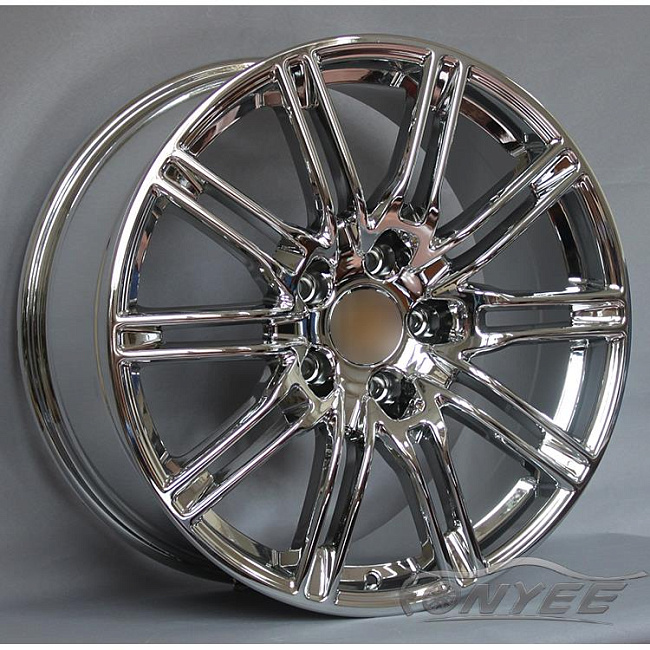 картинка Новые диски Porsche модель 2 R20 5X130 ET48 J9,5 хром серебро магазин  StreetTuning 