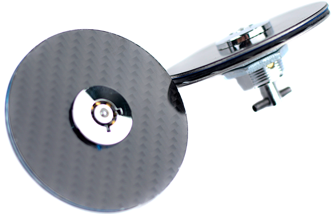 картинка Спортивные замки капота Epman под карбон, с ключом магазин  StreetTuning 