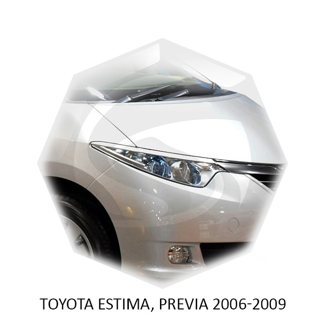 картинка Реснички на фары для  TOYOTA ESTIMA, PREVIA 2006г- магазин  StreetTuning 