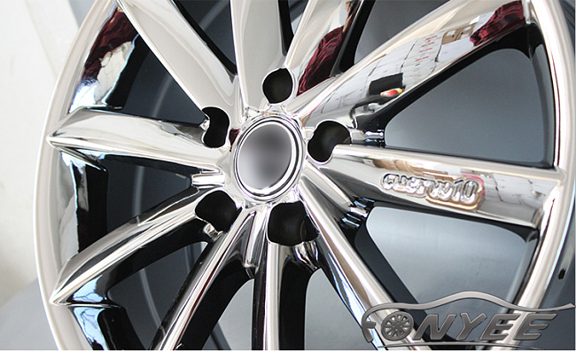 картинка Новые диски Fledermaus - Cuervo10 R18 J7,5 ET42 5x114,3 темный хром магазин  StreetTuning 