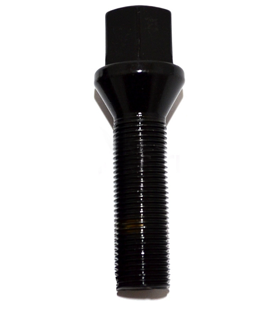 картинка Колесный болт Starleks M14x1.25 высота 50 мм, конус, ключ 17 мм, черный магазин  StreetTuning 