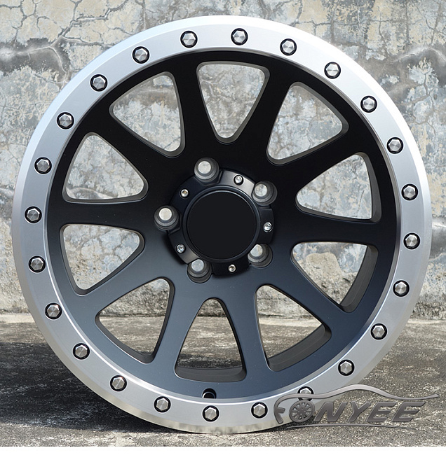 картинка Новые диски Black Rhino Mint R17 5X127 ET-12 J9 черный мат + серебро магазин  StreetTuning 