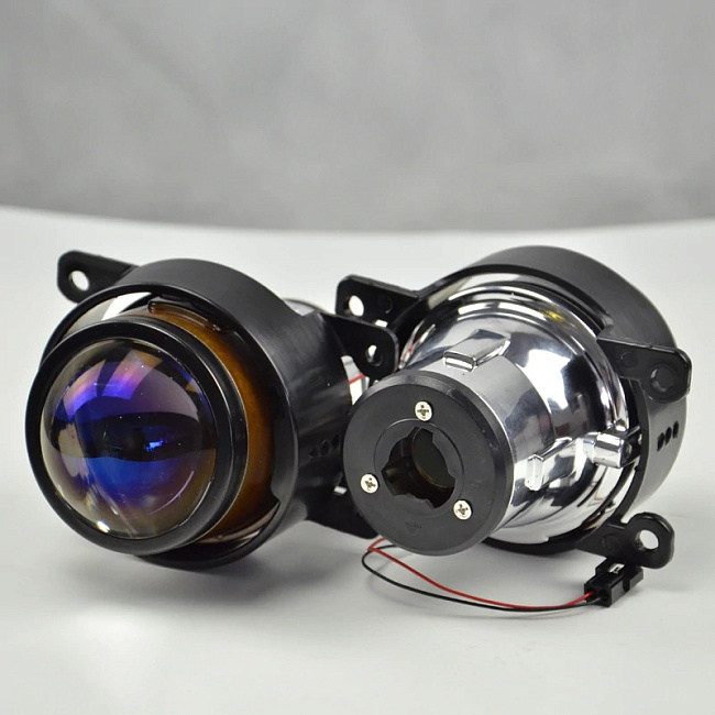картинка Линзы БИ-КСЕНОНОВЫЕ ПРОТИВОТУМАННЫЕ ФАРЫ AOZOOM ПТФ 2.5" H11 магазин  StreetTuning 