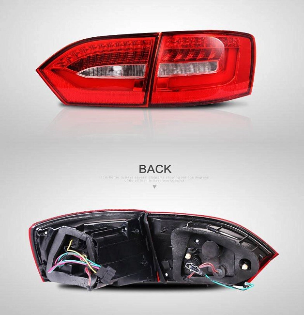 картинка Фары задние Volkswagen Jetta 2011-2015 магазин  StreetTuning 