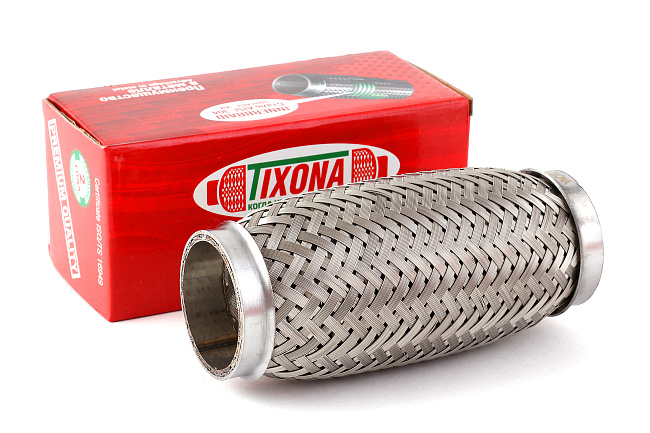 картинка Гофра глушителя Tixona (сталь 304 трехслойная) 45*150 магазин  StreetTuning 
