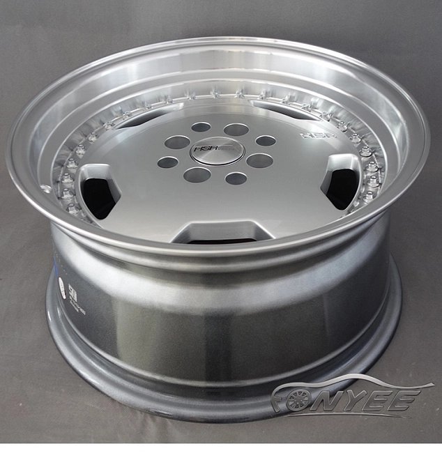 картинка Новые диски HSR R16 4x100-4x114,3 ET38 J8 серебро + полированная полка магазин  StreetTuning 