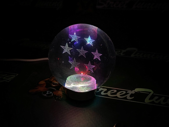 картинка Ручка кпп BALL (ШАР), с подсветкой JDM магазин  StreetTuning 