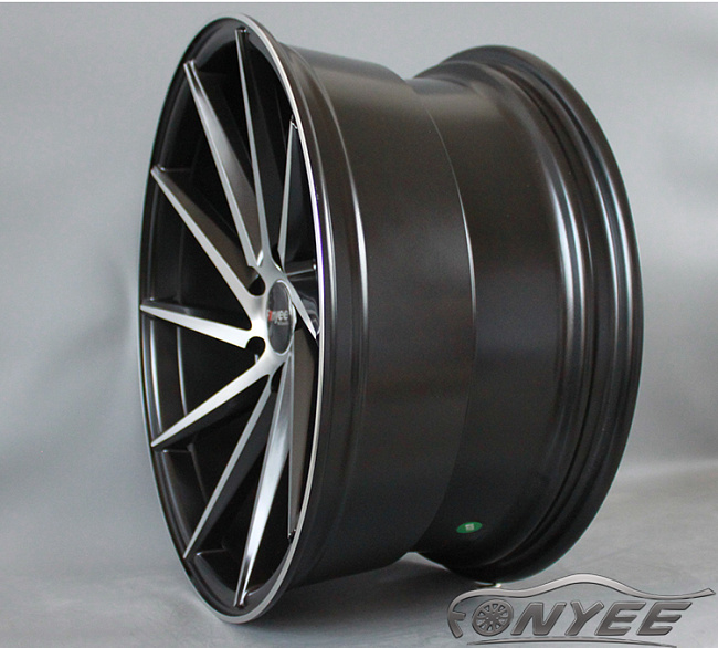 картинка Новые диски Vossen CVT-R Replica R19 5X112 ET35 J9,5 черный мат + серебро магазин  StreetTuning 