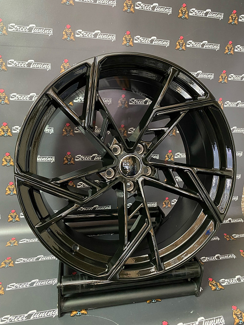 картинка Новые диски Audi Style R20 J9 ET20 5x112 Black магазин  StreetTuning 