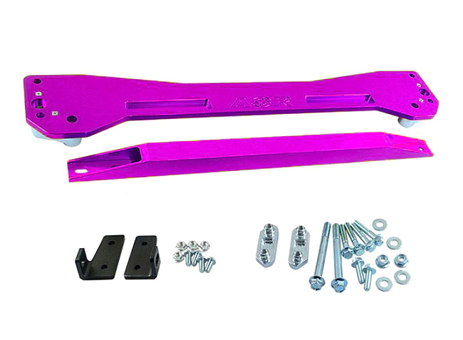 картинка Задние усилители подрамника ASR style для Honda Civic EK 1996-2000 г, фиолетовые магазин  StreetTuning 