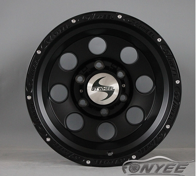 картинка Новые диски GT Wheel R16 6X139,7 ET-40 J10 черные матовые магазин  StreetTuning 