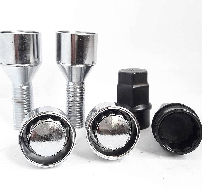картинка Комплект секретных болтов 14x1.25, 28 мм, конус. - 377110X магазин  StreetTuning 