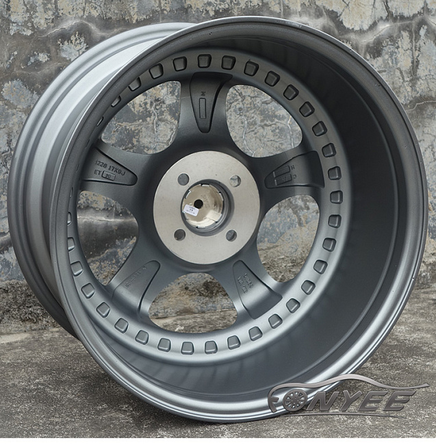 картинка Новые диски WORK Meister S1 R17 4х100 J9 ET20 серые + полированная полка магазин  StreetTuning 