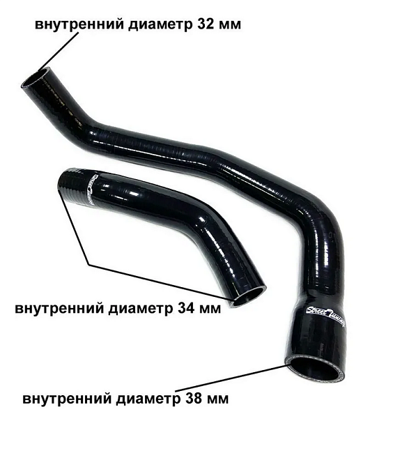 картинка Патрубки системы охлаждения для Nissan Skyline R33-34 RB25 DET 7 шт магазин  StreetTuning 