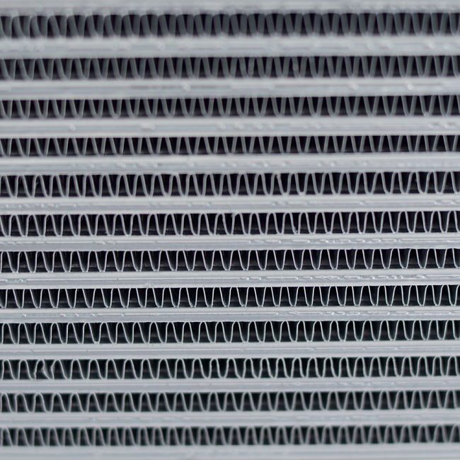 картинка Масляный радиатор 13 рядов, под фитинг AN10, серый 330x130x51 мм магазин  StreetTuning 